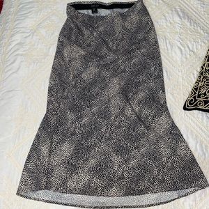 Leopard Print Midi Skirt